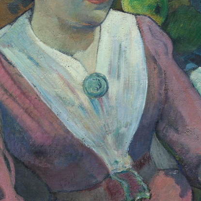 Donna Davanti A Una Natura Morta Di Cézanne Paul Gauguin pgg163 quadro stampato su tela