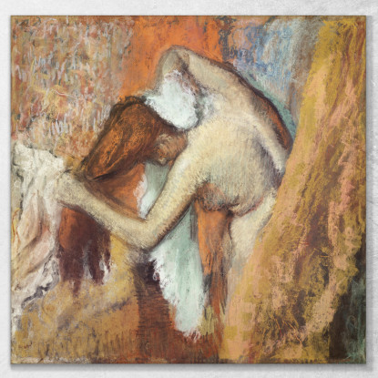 Donna Nuda Nella Sua Toilette Edgar Degas edg50 quadro stampato su tela