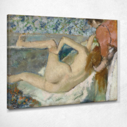 Donna Nuda Dopo Il Bagno Edgar Degas edg52 quadro stampato su tela