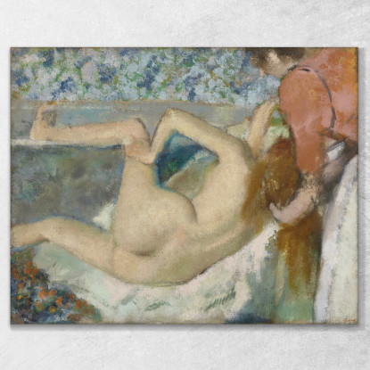 Donna Nuda Dopo Il Bagno Edgar Degas edg52 quadro stampato su tela