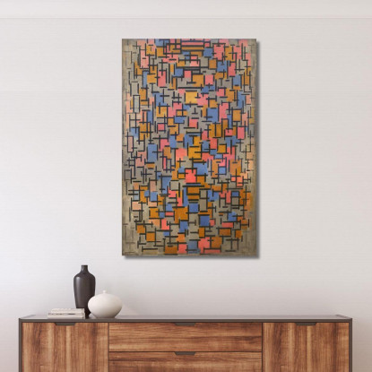 Composizione Piet Mondrian pmn34 quadro stampato su tela