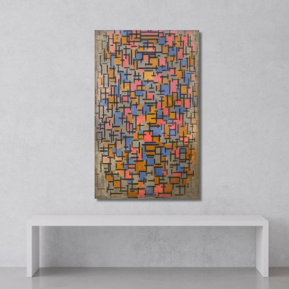 Composizione Piet Mondrian pmn34 quadro stampato su tela