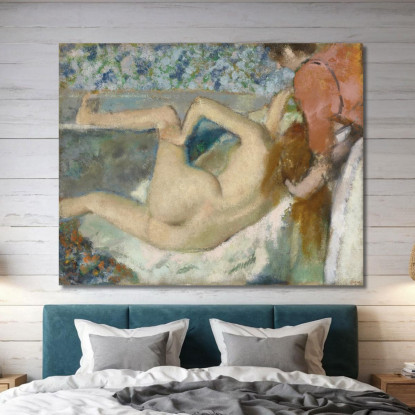 Donna Nuda Dopo Il Bagno Edgar Degas edg52 quadro stampato su tela