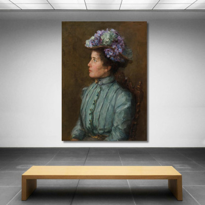 Ritratto Di Elisabetta Sofia Maria Betsy Cavalini Piet Mondrian pmn62 quadro stampato su tela
