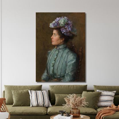 Ritratto Di Elisabetta Sofia Maria Betsy Cavalini Piet Mondrian pmn62 quadro stampato su tela