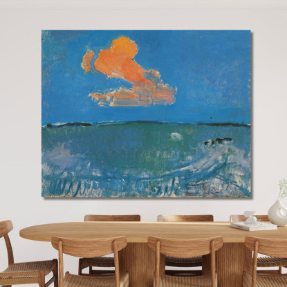 La Nuvola Rossa Piet Mondrian pmn68 quadro stampato su tela