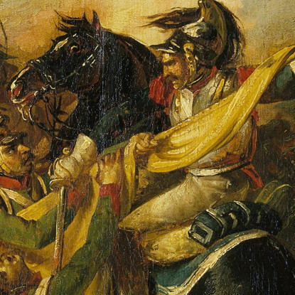 Una Carica Di Corazzieri Théodore Géricault tgr1 quadro stampato su tela