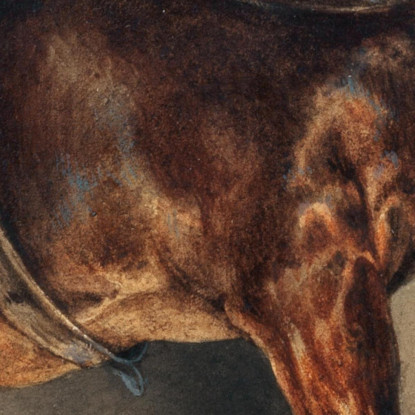 Il Cavallo Del Gessoio Théodore Géricault tgr22 quadro stampato su tela