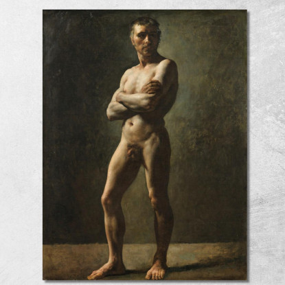 L'Accademia Dell'Uomo Ha Le Braccia Incrociate Théodore Géricault tgr27 quadro stampato su tela