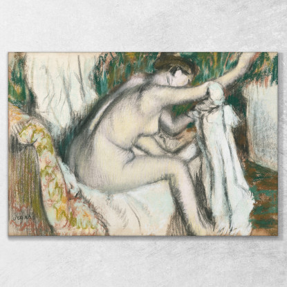 Donna Nuda Donna Che Si Asciuga Il Braccio Edgar Degas edg61 quadro stampato su tela