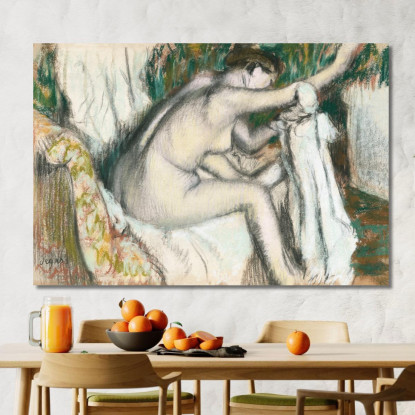 Donna Nuda Donna Che Si Asciuga Il Braccio Edgar Degas edg61 quadro stampato su tela