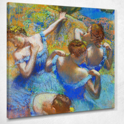 Ballerina Blu Edgar Degas edg63 quadro stampato su tela