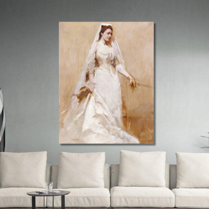 Una Sposa Abbott Handerson Thayer aht1 quadro stampato su tela