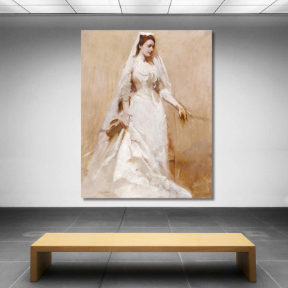 Una Sposa Abbott Handerson Thayer aht1 quadro stampato su tela