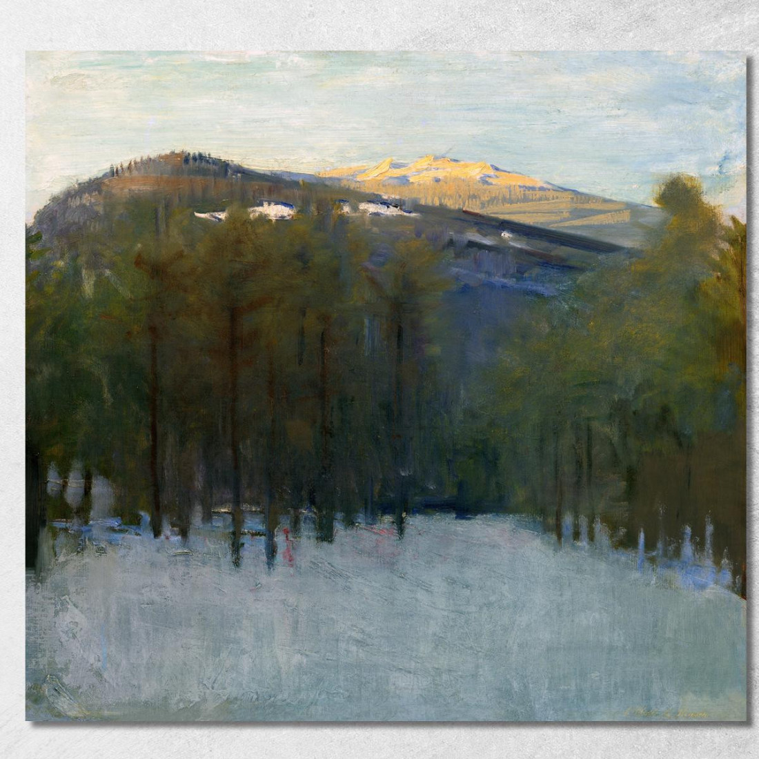 Monte Monadnock Abbott Handerson Thayer aht12 quadro stampato su tela