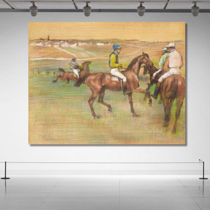 Cavalli Da Corsa Edgar Degas edg67 quadro stampato su tela