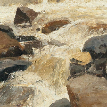 Una Diga Sul Fiume Alfred Zoff azf6 quadro stampato su tela