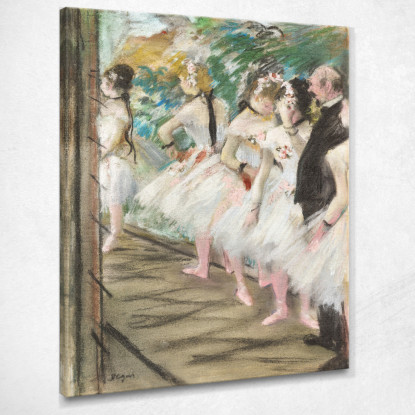 Il Balletto 1880 Edgar Degas edg71 quadro stampato su tela