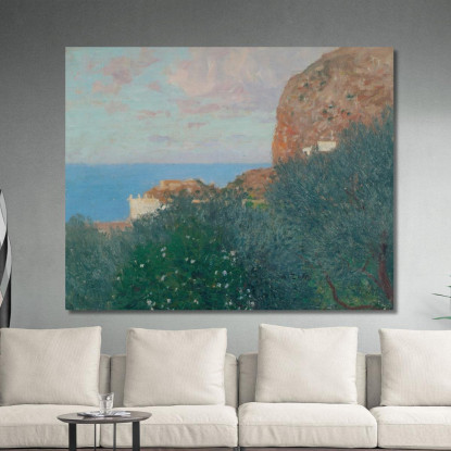 Capri Alfred Zoff azf26 quadro stampato su tela