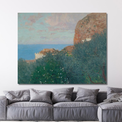 Capri Alfred Zoff azf26 quadro stampato su tela