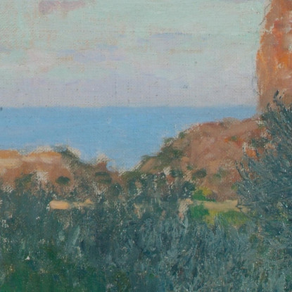 Capri Alfred Zoff azf26 quadro stampato su tela