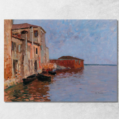 Chioggia 2 Alfred Zoff azf27 quadro stampato su tela