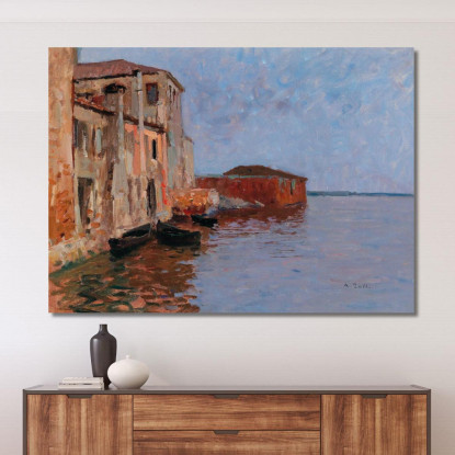 Chioggia 2 Alfred Zoff azf27 quadro stampato su tela