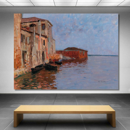Chioggia 2 Alfred Zoff azf27 quadro stampato su tela