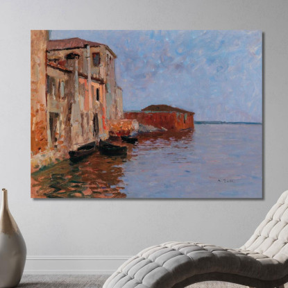 Chioggia 2 Alfred Zoff azf27 quadro stampato su tela