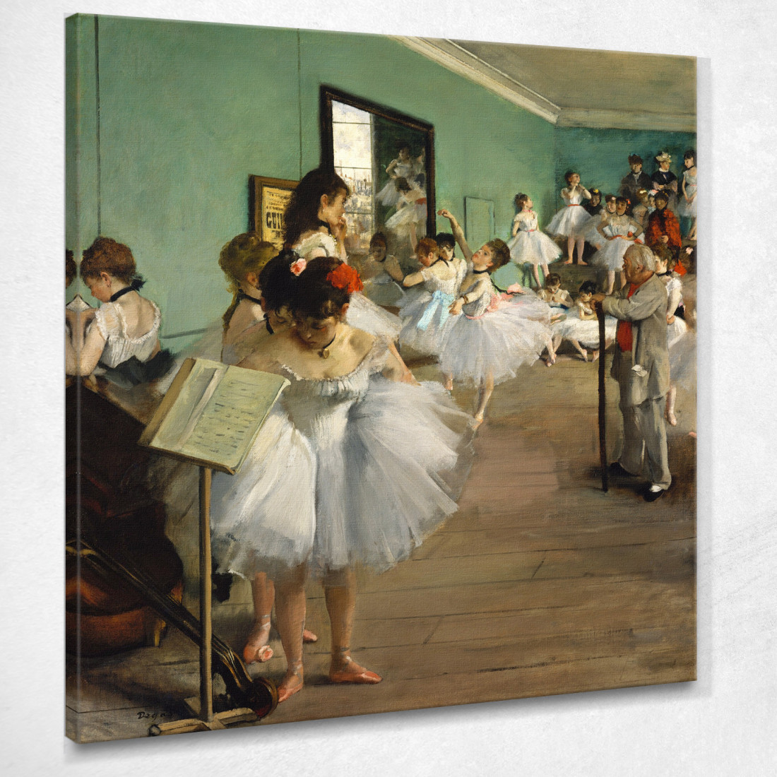 La Lezione Di Danza 1874 Edgar Degas edg73 quadro stampato su tela