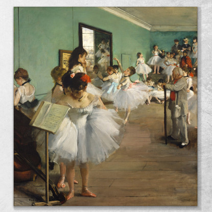 La Lezione Di Danza 1874 Edgar Degas edg73 quadro stampato su tela