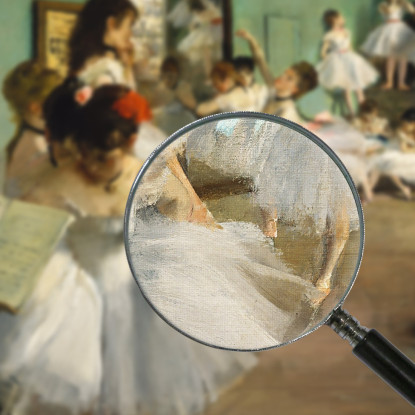 La Lezione Di Danza 1874 Edgar Degas edg73 quadro stampato su tela