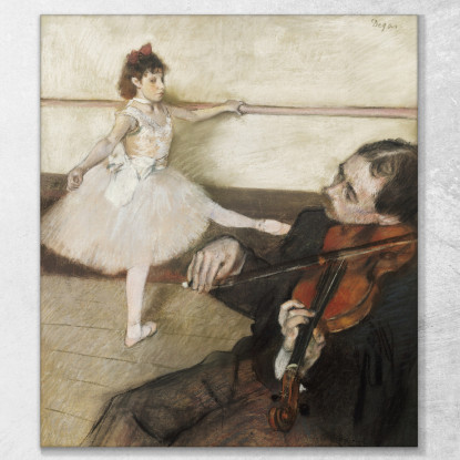 La Lezione Di Ballo 1879 Edgar Degas edg74 quadro stampato su tela