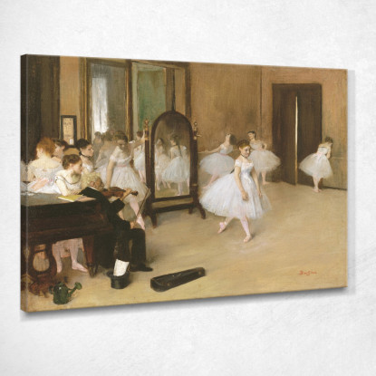 La Lezione Di Ballo 1870 Edgar Degas edg76 quadro stampato su tela