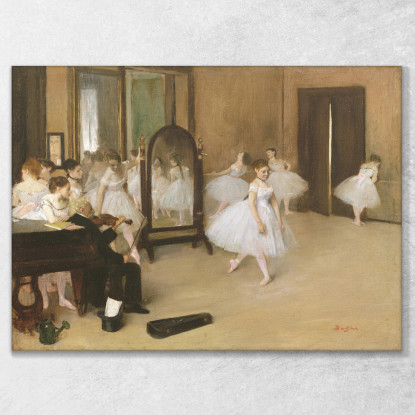 La Lezione Di Ballo 1870 Edgar Degas edg76 quadro stampato su tela