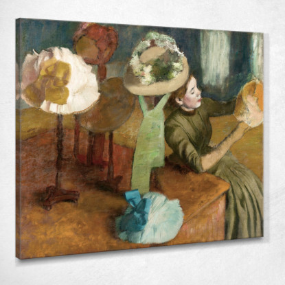 Il Negozio Di Modisteria Edgar Degas edg79 quadro stampato su tela