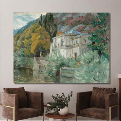 Di Lago Di Como. Studio Dall'Italia Anna Boberg abb14 quadro stampato su tela