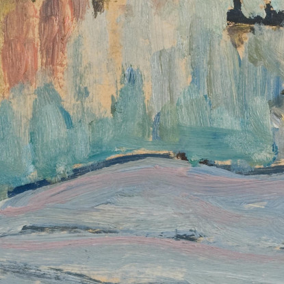 Dal Porto Di Svolvaer. Studio Da Lofoten Anna Boberg abb18 quadro stampato su tela