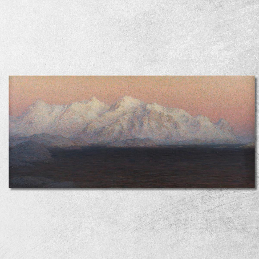 Montagne. Studio Dalla Norvegia Settentrionale Anna Boberg abb25 quadro stampato su tela