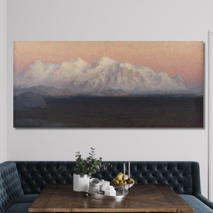 Montagne. Studio Dalla Norvegia Settentrionale Anna Boberg abb25 quadro stampato su tela