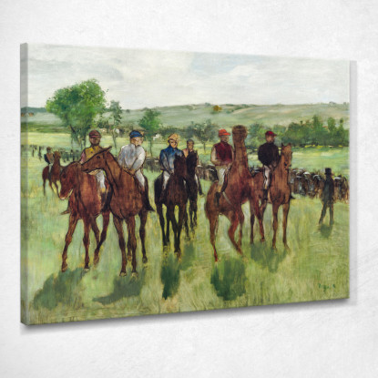 I Cavalieri 1885 Edgar Degas edg82 quadro stampato su tela