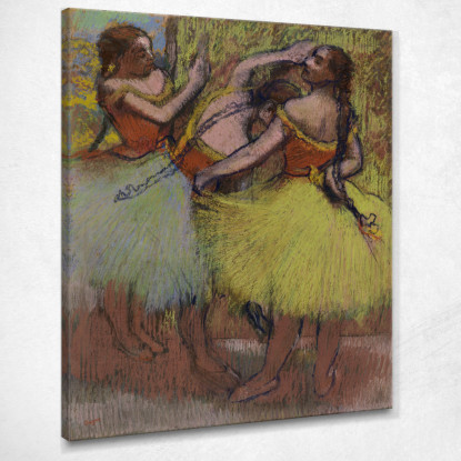 Tre Ballerine Con I Capelli Intrecciati Edgar Degas edg85 quadro stampato su tela