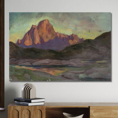 Vaagakallen. Studio Dalle Lofoten Anna Boberg abb51 quadro stampato su tela