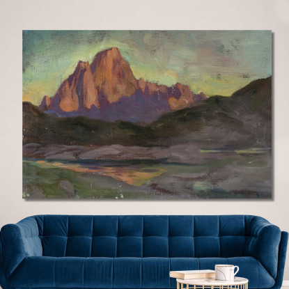 Vaagakallen. Studio Dalle Lofoten Anna Boberg abb51 quadro stampato su tela