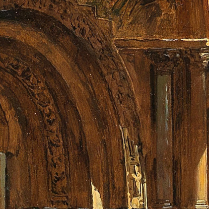 Venezia L'Ingresso Della Basilica Di San Marco Antonietta Brandeis abn58 quadro stampato su tela