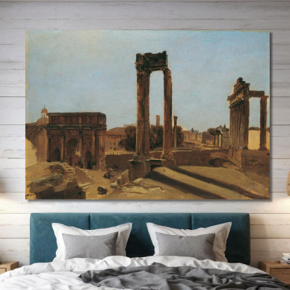 Tu Dai Il Foro Romano Carl Blechen cbc2 quadro stampato su tela