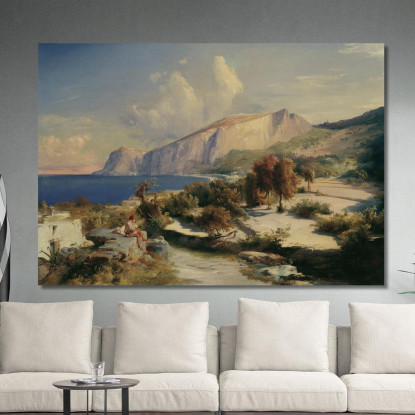 Pomeriggio A Capri Carl Blechen cbc13 quadro stampato su tela