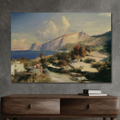 Pomeriggio A Capri Carl Blechen cbc13 quadro stampato su tela