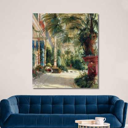 L'Interno Della Palm House Carl Blechen cbc17 quadro stampato su tela