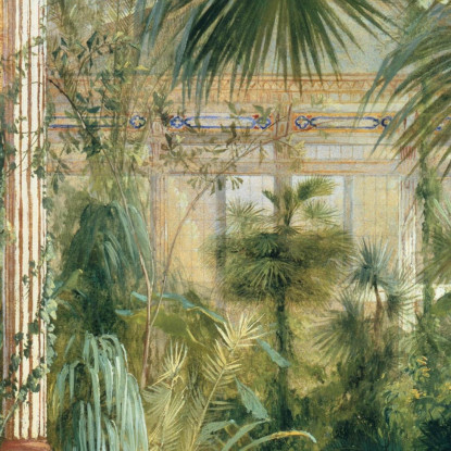 L'Interno Della Palm House Carl Blechen cbc17 quadro stampato su tela